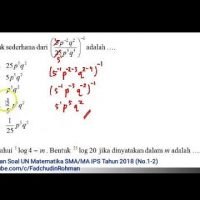 Pembahasan Asli Soal UN/ UNBK Matematika SMA/MA IPS Tahun 2018 (No.1-2) Pembahasan Asli Soal UN/ UNBK Matematika SMA/MA IPS Tahun 2018 (No.1-2)