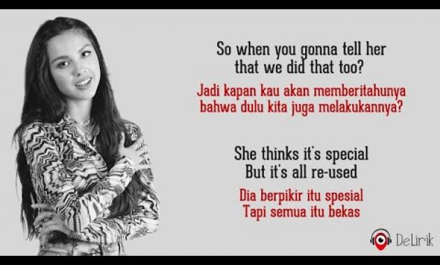 Download Lagu Deja Vu – Olivia Rodrigo (Lirik Lagu Terjemahan)