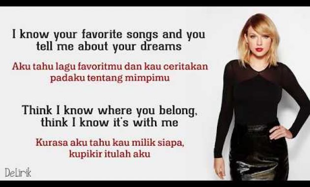 Download Lagu You Belong With Me – Taylor Swift (Lirik video dan terjemahan)