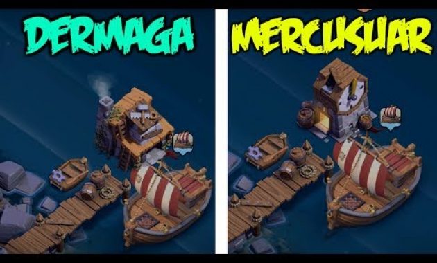 KOCAK, Aula Tukang / BH Jadi Dermaga, Bug LUCU COC Malam – Clash Of Clans Indonesia
