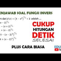 TRIK CEPAT Mengerjakan Soal FUNGSI INVERS [2] – Persiapan UTBK 2021
