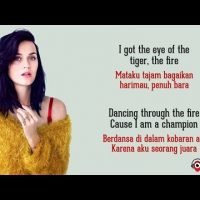 Download Lagu Roar – Katy Perry (Lirik Lagu Terjemahan)