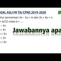 Pembahasan Soal FR Asli TIU CPNS 2019-2020 (#38)