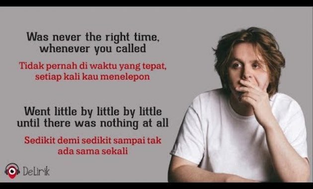 Download Lagu Before You Go – Lewis Capaldi (Lyrics video dan terjemahan)