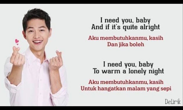 Download Lagu I Need You Baby – Joseph Vincent [Can’t Take My Eyes Off You] – Lirik dan terjemahan
