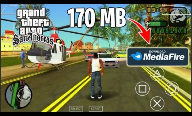 Download GTA San Andreas / GTA SA PPSSPP Mod Di Android !