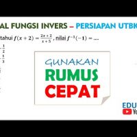 RUMUS CEPAT Fungsi Invers [4] – Persiapan UTBK 2021