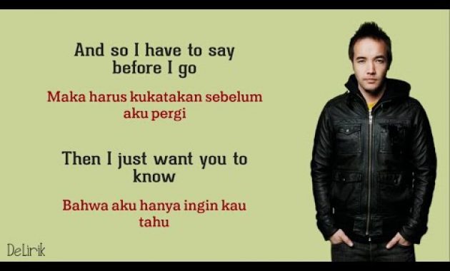 Download Lagu The Reason – Hoobastank [Ricky Cover] – Lirik video dan terjemahan