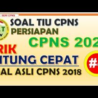 CPNS 2021 – Pembahasan Soal Asli CPNS 2018 Hitung Cepat [#4]