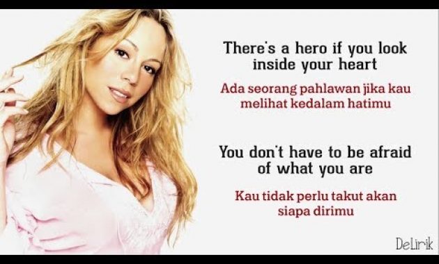 Download Lagu Hero – Mariah Carey (Lirik video dan terjemahan)
