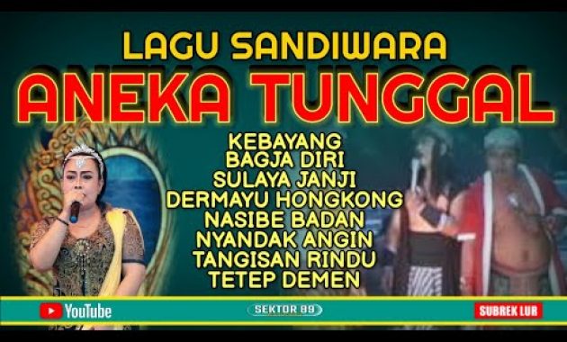 Lagu sandiwara aneka tunggal