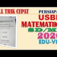 Persiapan USDA USBN Matematika SD/MI 2021 – [Pembahasan Full Trik]