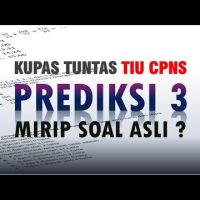 PREDIKSI 3 TIU CPNS 2021