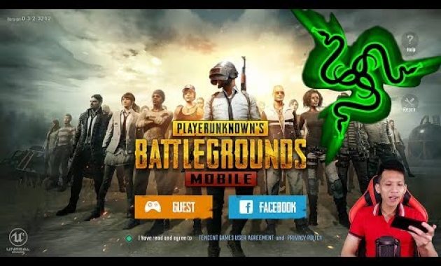TES RUNNING PUBG MOBILE DI RAZER PHONE :)
