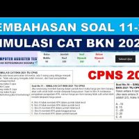 Pembahasan Soal Asli SIMULASI CAT BKN 2021 – TIU CPNS [NO.11-20]