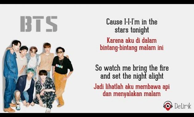 Download Lagu Dynamite – BTS (Lyrics video dan terjemahan)