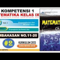 Uji Kompetensi 1 Matematika Kelas 9 (IX) BAB 1 PERPANGKATAN DAN BENTUK AKAR [#2]
