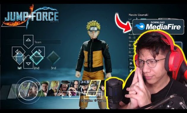Download Game Jump Force PPSSPP Android OFFLINE Work Semua Karakter !