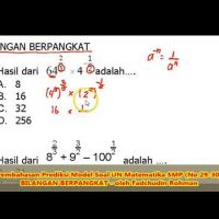 Soal BILANGAN BERPANGKAT (No.29-30) - Pembahasan Soal Matematika SMP/MTs Soal BILANGAN BERPANGKAT (No.29-30) – Pembahasan Soal Matematika SMP/MTs