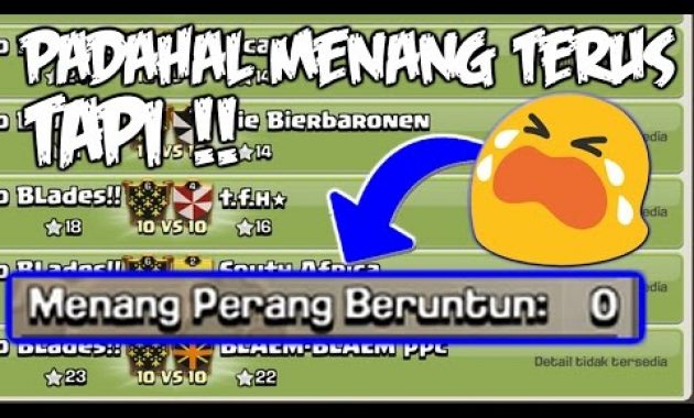 KASIHAN Dan Aneh Clan ini, Menang Terus Tapi War Win Streak Tetap 0 – Clash Of CLans Indonesia