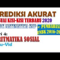 PREDIKSI UNBK MATEMATIKA SMP 2020 – ARITMATIKA SOSIAL [SERI-4]
