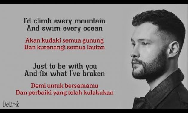 Download Lagu You Are The Reason – Calum Scott (Lyrics video dan terjemahan)