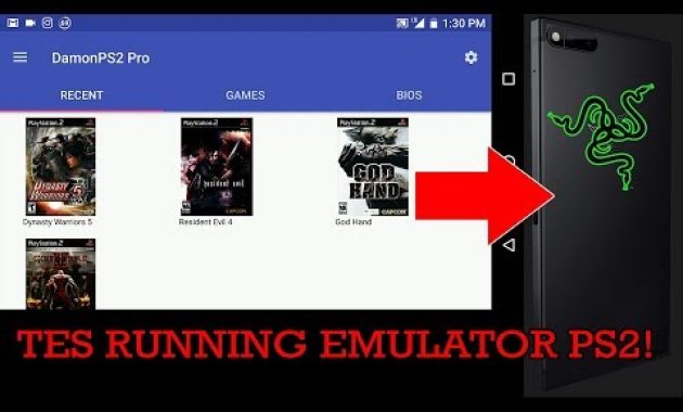 TES MAIN PS2 EMULATOR DI HP RAZER  :)