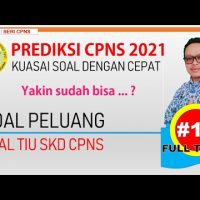 Prediksi CPNS 2021 – Pembahasan Soal TIU CPNS Materi PELUANG [#13]