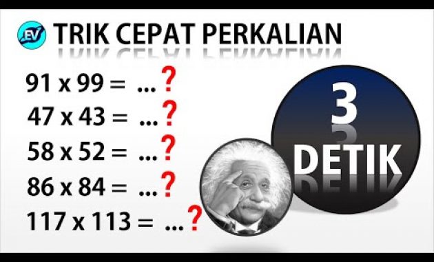 TRIK CEPAT PERKALIAN 2 DIGIT 3 DETIK – Tidak Diajarkan di Sekolah?