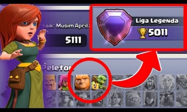 AKUN COC DEWA ASLI – Hanya Pake Goblin Ke Liga Legenda –  Clash Of CLans Indonesia – MISTERI COC