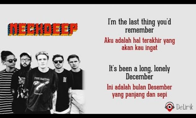 Download Lagu December – Neck Deep (Lirik Lagu Terjemahan)