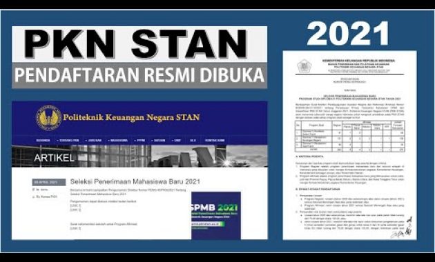Pendaftaran PKN STAN 2021 Resmi dibuka – Lihat Persyaratan, Jadwal, Tata Cara [Download PDF]