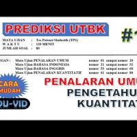 PREDIKSI 1 TPS UTBK 2021 – Penalaran Umum [#1]