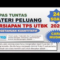 Soal Persiapan TPS UTBK 2020 – Materi PELUANG (TPS Pengetahuan Kuantitatif)