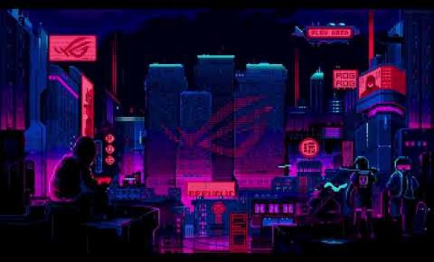 Download ASUS CITY ROG LIVE WALLPAPER 4K Gratis