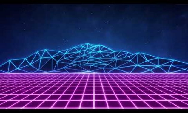 Download Synthwave Grid 4K  LIVE WALLPAPER 4K Gratis