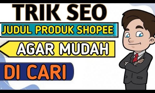 🔴SEO SHOPEE TERBARU SEO MARKETPLACE UNTUK PEMULA