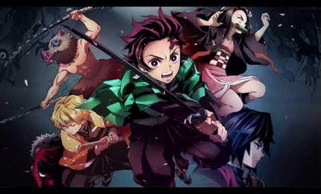 Download Tanjiro, Inosuke, Zenitsu, Nezuko Petals 4k Live Wallpaper | Demon Slayer | Anime Livewallpaper.