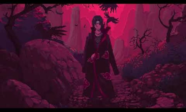 Download PIXEL-ITACHI UCHIHA LIVE WALLPAPER 4K Gratis