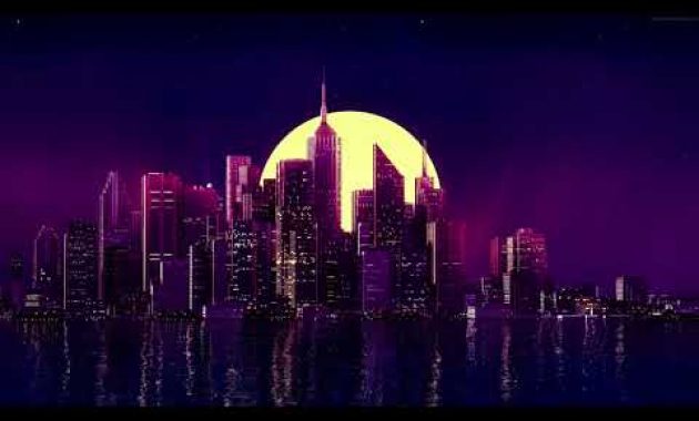 Download Reflection Night City live wallpaper 4K Gratis