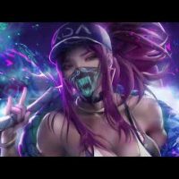 Download KDA Akali Neon League Of Legends 4k Live Wallpaper.