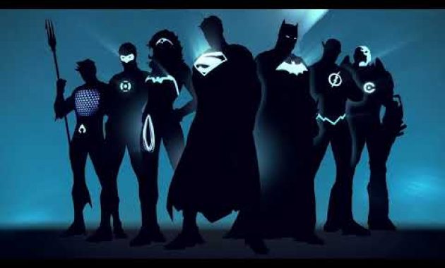 Download Justice League DC Comics cool live wallpaper (1080p) [GLOW NEON] 4K Gratis