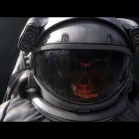 Download astronaut spaceman skull 4K Gratis