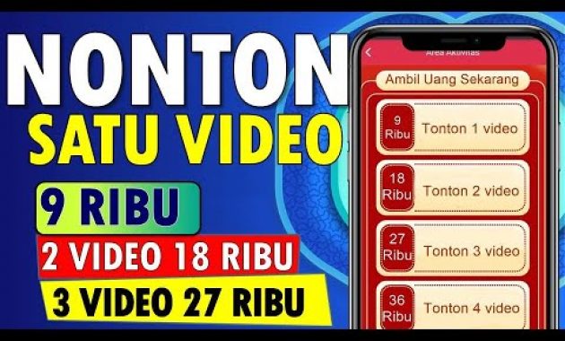 🔴 TERBUKTI NONTON VIDEO DIBAYAR SALDO DANA 2021