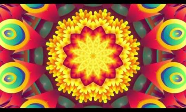 Download Live Wallpaper 4K Colorful Kaleidoscope Screensaver 3 hours long – NO MUSIC