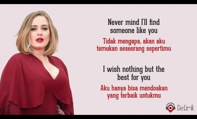 Download Lagu Someone Like You – Adele (Lirik Lagu Terjemahan)