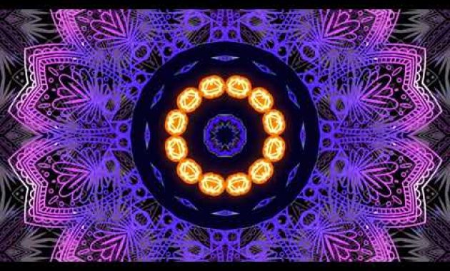 Download Live Wallpaper 4K Colorful Purple Kaleidoscope Screensaver – NO SOUND