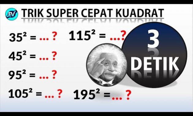 TRIK CEPAT KUADRAT [SATUAN 5]