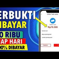 🔴 DIBAYAR 70 RIBU TIAP HARI ! APLIKASI PENGHASIL UANG 2021 TERBUKTI MEMBAYAR CEPAT