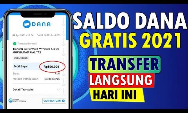 🔴 SALDO DANA GRATIS 2021 CEPAT TANPA APK